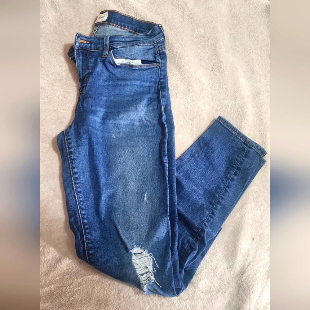 Hudson Crop Krista Super Skinny Jeans